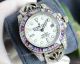Copy Rolex Submariner White Face Diamond Bezel Steel Strap Citizen 8215 Watches (5)_th.jpg